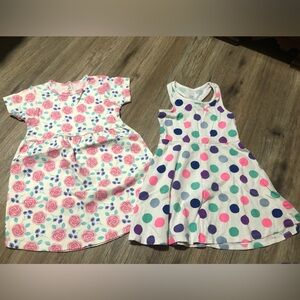 Dotty flower dresses 4T